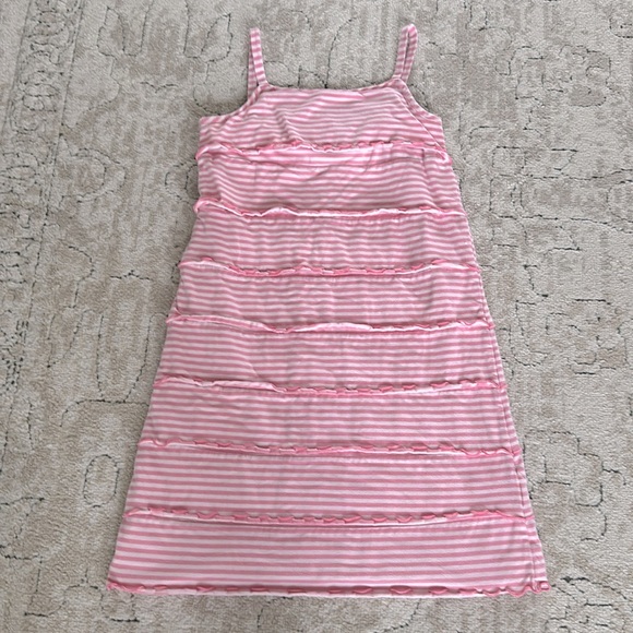 Hanna Andersson pink striped dress size 12 (150) - Picture 1 of 6